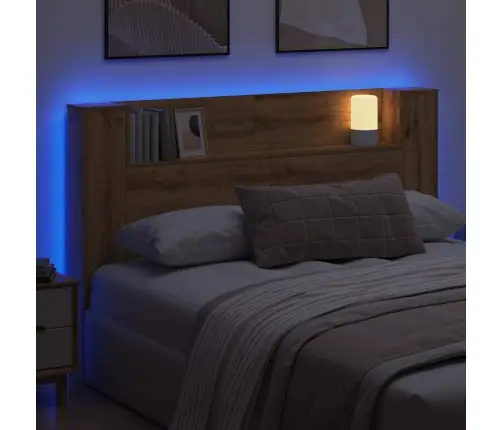 Peatoe Kapp Led -Ribatuledega Riiuliga Käsitöötamm Tehispuit Peatoe Kapp Led -Ribatuledega Riiuliga Käsitöötamm Tehispuit