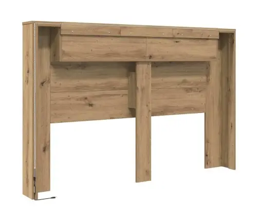 Peatoe Kapp Led -Ribatuledega Riiuliga Käsitöötamm Tehispuit Peatoe Kapp Led -Ribatuledega Riiuliga Käsitöötamm Tehispuit