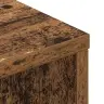 Peatoe Kapp Riiuliga Vana Puit 180 X17 X104.5 Cm Tehispuit Peatoe Kapp Riiuliga Vana Puit 180 X17 X104.5 Cm Tehispuit