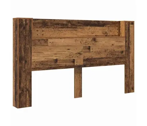 Peatoe Kapp Riiuliga Vana Puit 180 X17 X104.5 Cm Tehispuit Peatoe Kapp Riiuliga Vana Puit 180 X17 X104.5 Cm Tehispuit