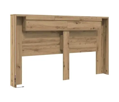 Galvas Dēlis Skapītis Amatnieku Ozola 180 X 17 X 104.5 Cm Vidaxl Galvas Dēlis Skapītis Amatnieku Ozola 180 X 17 X 104.5 Cm Vidaxl