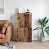 Biroja Skapis Veca Koka 60 X 32 X 115 Cm Inženierijas Koks Vidaxl