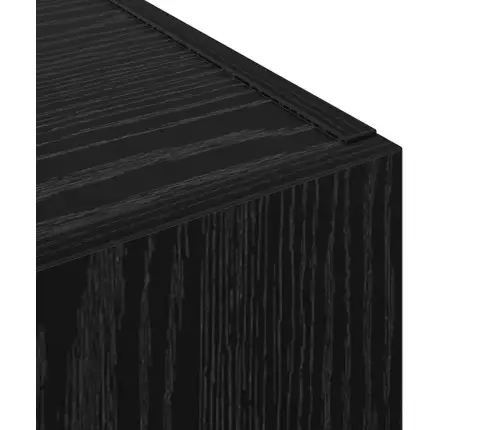 Ofiso Spinta Juoda Ąžuolo 60 X 32 X 115 Cm Apdirbta Mediena