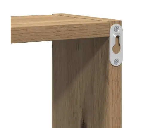 Sienas Kubs Amatnieku Ozola 96 X 12 X 64 Cm Inženierijas Koks Vidaxl