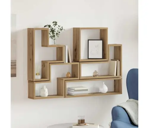 Sienas Kubs Amatnieku Ozola 96 X 12 X 64 Cm Inženierijas Koks Vidaxl