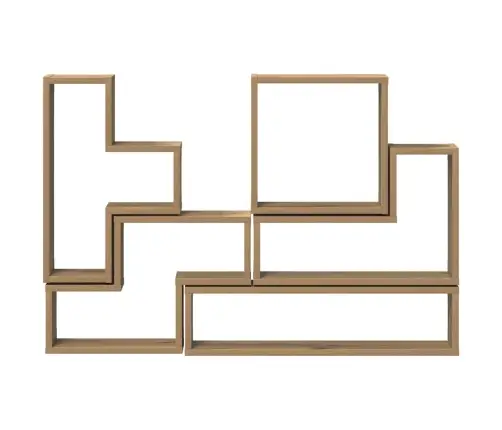 Sienas Kubs Amatnieku Ozola 96 X 12 X 64 Cm Inženierijas Koks Vidaxl