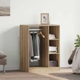 Skapis Ar Plauktu Artisānā Ozols 77 X 48 X 102 Cm Vidaxl