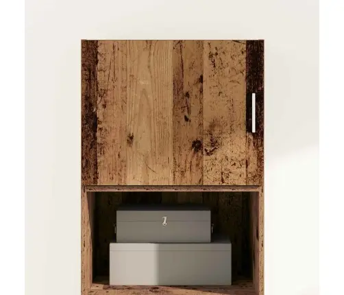 Sienas Skapis Vecs Koks 50 X 42.5 X 40 Cm Inženierijas Koks Vidaxl