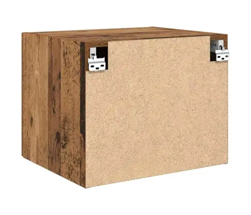 Sienas Skapis Vecs Koks 50 X 42.5 X 40 Cm Inženierijas Koks Vidaxl