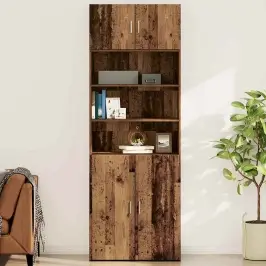 Sienas Skapis Vecs Koks 80 X 42.5 X 40 Cm Inženierijas Koks Vidaxl