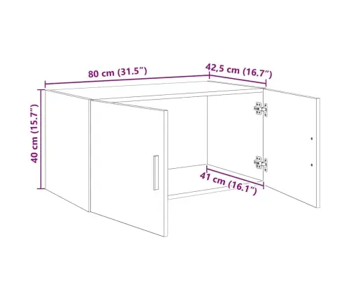 Seinekapp Käsitöötamm 80 X 42.5 X 40 Cm Tehispuit