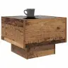 Sānu Galds Vecs Koks 40 X 40 X 30 Cm Inženierijas Koks Vidaxl