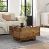 Kafijas Galdiņš Vecs Koks 50 X 50 X 30 Cm Inženierijas Koks Vidaxl