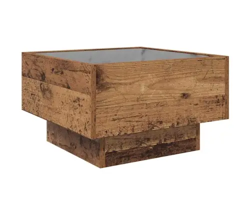 Kafijas Galdiņš Vecs Koks 50 X 50 X 30 Cm Inženierijas Koks Vidaxl