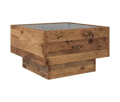 Kafijas Galdiņš Vecs Koks 50 X 50 X 30 Cm Inženierijas Koks Vidaxl
