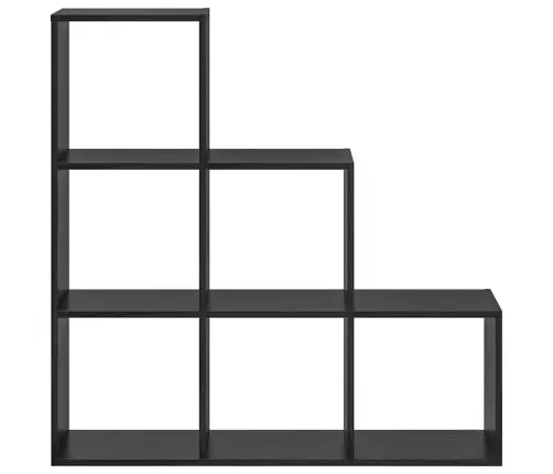 Grāmatplaukts Melns Ozols 99 X 29 X 99 Cm Inženierijas Koks Vidaxl