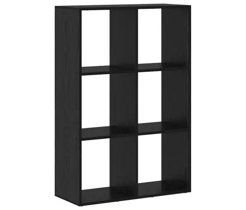 Grāmatplaukts Melns Ozols 69.5 X 29 X 103.5 Cm Vidaxl