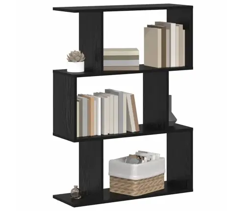 Grāmatu Skapis Pelēka 70 X 14 X 97Cm Inženierijas Koks Vidaxl