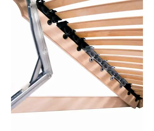 Lamelu Gultas Pamatne Brūna 120 X 190 Cm Cietā Bērza Koks Vidaxl