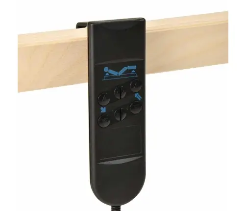 Elektriskā Lamelu Gultas Pamatne Ar 26 Slatniem, 7 Zonām, 70X190 Cm Vidaxl