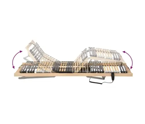 Lamelpõhi Pruun 70 X 190 Cm Tugev Pöökpuit