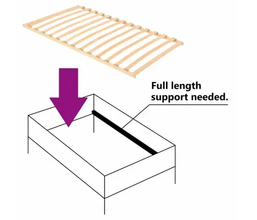 Lamelinis Lovos Pagrindas Ruda 100 X 190 Cm Kietas Bukas Medis