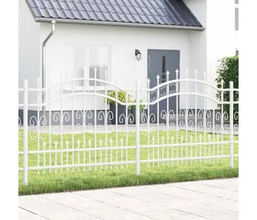 Sodo Tvora Balta 140 Cm Milteliniu Būdu Padengtas Plienas