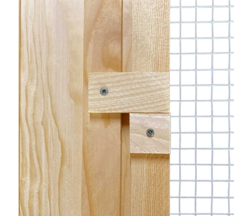 Vistu Kūts Brūna 225 X 60 X 89 Cm Priedes Masīvkoks Vidaxl