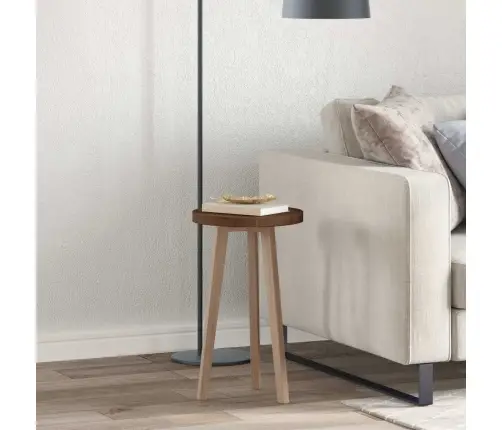 Lauda Peal Tume Pruun Ø 30 X 2,5 Cm Tugev Tamme Puit