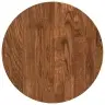 Stalo Viršus Tamsiai Ruda Ø 30 X 2.5 Cm Tvirta Ąžuolo Mediena