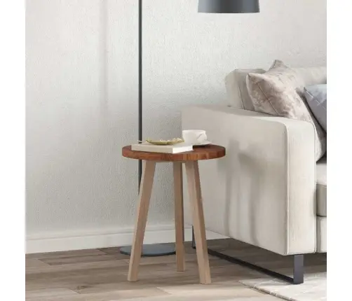 Lauda Peal Tumepruun Ø 40 X 2.5 Cm Tugev Tammepuit