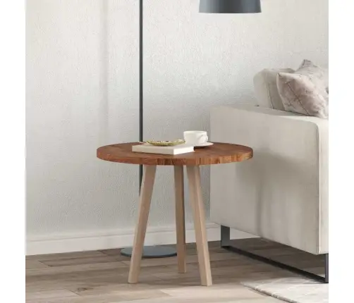 Lauda Peal Tumepruun Ø 60 X 2.5 Cm Tugev Tammepuit