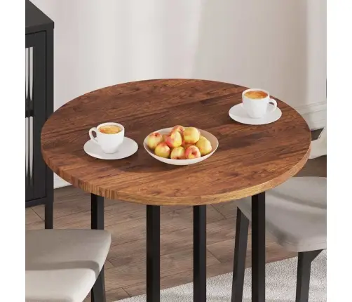 Lauda Peal Tumepruun Ø 80 X 2.5 Cm Tugev Tammepuit