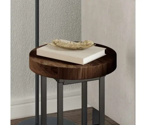 Lauda Peal Tume Pruun Ø 30 X 4 Cm Tugev Tamme Puit