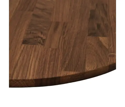 Lauda Peal Tume Pruun Ø 90 X 4 Cm Tugev Tamme Puit