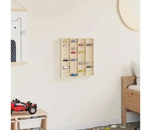 Sieninis Vitrina Su Lentyna Smėlio 40 X 4,5 X 43 Cm Apdirbta Mediena