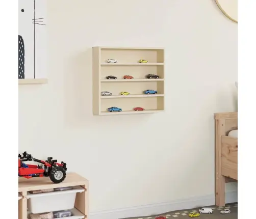 Koka Kolekcionāra Vitrīna Brūna 40 X 8.5 X 37 Cm Saplāksnis Vidaxl