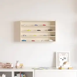 Koka Kolekcionāra Vitrīna Brūna 60 X 8.5 X 37 Cm Saplāksnis Vidaxl