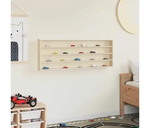 Koka Kolekcionāra Vitrīna Brūna 100 X 8.5 X 36 Cm Saplāksnis Vidaxl