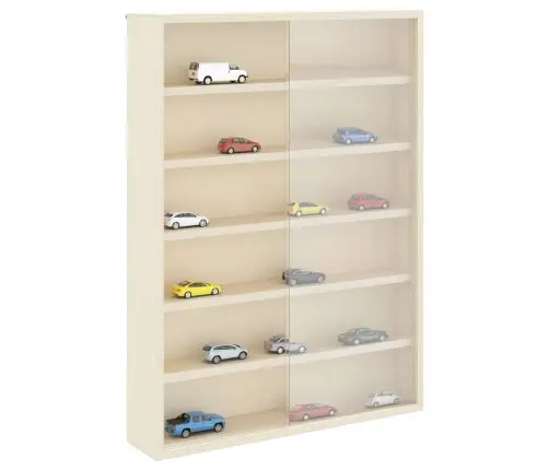 Koka Kolekcionāra Vitrīna Brūna 40 X 8,5 X 54 Cm Saplāksnis Vidaxl