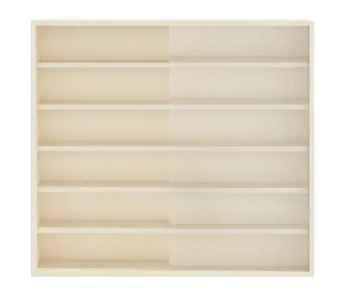 Koka Kolekcionāra Vitrīna Brūna 60 X 8,5 X 54 Cm Saplāksnis Vidaxl