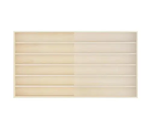 Koka Kolekcionāra Vitrīna Brūna 100 X 8,5 X 54 Cm Saplāksnis Vidaxl