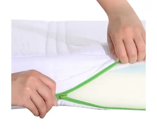 Putu Matracis Balts 80 X 200 Cm Audums Vidaxl