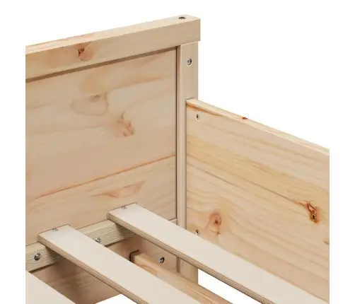 Pagarināms Gultas Rāmis Bērniem Cits Brūna 80 X 130 / 165 / 200 Cm Vidaxl