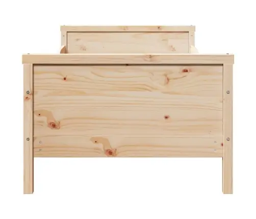 Pagarināms Gultas Rāmis Bērniem Cits Brūna 80 X 130 / 165 / 200 Cm Vidaxl