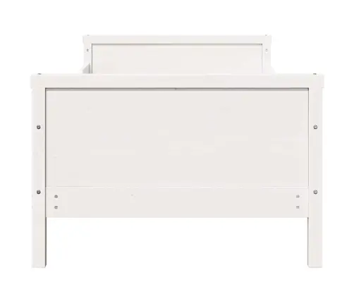 Pagarināms Gultas Rāmis Bērniem Other Balts 80 X 130 / 165 / 200 Cm Vidaxl