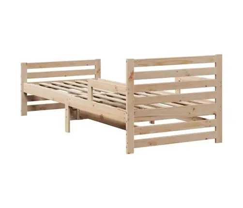 Lovos Rėmas Su Galvūgalio Ruda 80 X 200 Cm Apdirbta Mediena