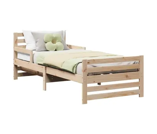 Lovos Rėmas Su Galvūgalio Ruda 80 X 200 Cm Apdirbta Mediena