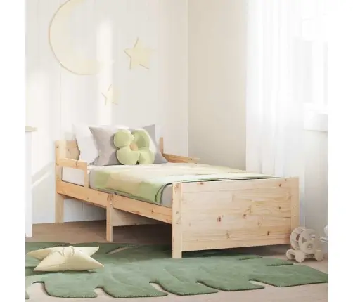 Pagarināms Gultas Rāmis Bērniem Other Brūna 80 X 130 / 165 / 200 Cm Vidaxl