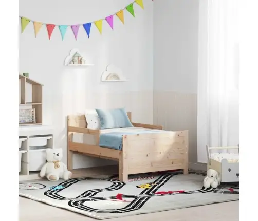 Pagarināms Gultas Rāmis Bērniem Other Brūna 80 X 130 / 165 / 200 Cm Vidaxl